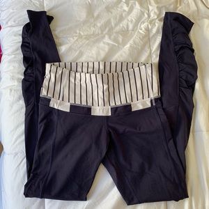 Lululemon leggings with ruched detail